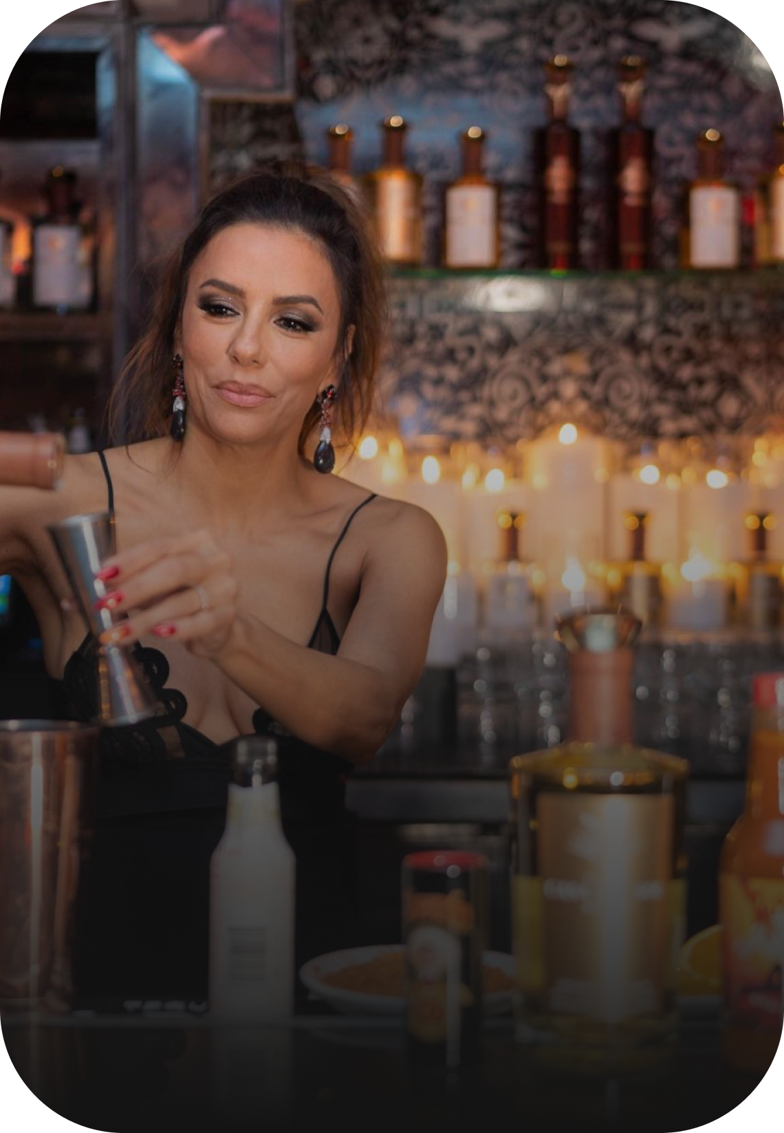 Eva Longoria at a Vogue Candles event in Los Angeles
