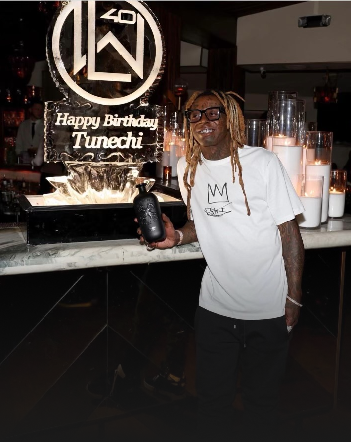 Lil Wayne at a Vogue Candles event in Los Angeles